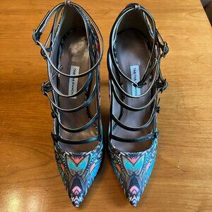 Tabitha Simmons Multicolour Strappy Stilettos – Size 37 – Never Worn